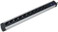 as &ndash; Schwabe 10-Fach Steckdosenleiste ALUX schwarz - Mehrfachstecker mit 1,5 m