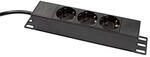 LogiLink Steckdosenleiste 10" 3fach ohne An/Aus Schalter