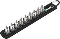 Wera 05003882001 Belt A 3 TORX HF Zyklop Bitnuss-Satz Torx, mit Haltefunktion,