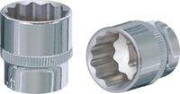 KS Tools 918.1334 1/2" CHROMEplus 12kant-Stecknuss, 15mm