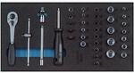GEDORE 1500 CT1-20 Steckschl&uuml;ssel-Sortiment 1/4' in Check-Tool-Modul, 1 St&uuml;ck