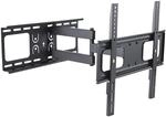 PureMounts TV Halterung mit 62-475mm Wandabstand, Neigbar 10&deg;/-20&deg;, Schwenkbar