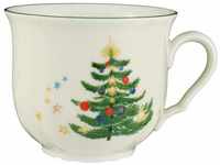 Seltmann Marieluise Weihnachten Kaffeetasse, Porzellan, Weiß