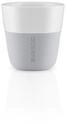 EVA SOLO | 2 Espresso Becher | 80 ml | Gut zu halten durch Silikonbeschichtung 
