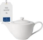 Villeroy & Boch - For Me Teekanne 1,2 Liter Wei&szlig;, Sp&uuml;lmaschinenfest,