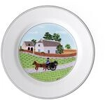 Villeroy und Boch Design Naif Fr&uuml;hst&uuml;cksteller "Bauer", 21 cm, Premium Porzellan,