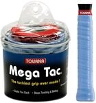 Tourna Zipper Box von 30 auf Grips &ndash; Mega Tac, Uni, TG30MTB, blau Overgrip, Fits