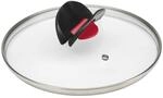 BALLARINI 1006402 Click & Cook Glasdeckel 16 cm 814F02.16 aus Glas mit einklappbaren