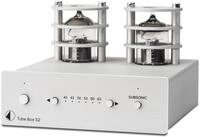Pro-Ject Tube Box S2, High End R&ouml;hren Phono-Vorverst&auml;rker (Silber)