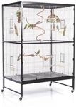 Montana Cages | Vogelvoliere Voliere Vogelk&auml;fig Vogelhaus K&auml;fig XXL ca. 120 x...
