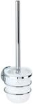 WENKO Turbo-Loc&reg; Edelstahl WC-Garnitur - WC-B&uuml;rstenhalter, Befestigen ohne...