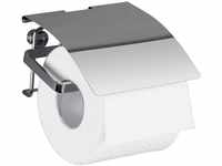 WENKO Toilettenpapierhalter Premium Edelstahl - Rollenhalter, Edelstahl...
