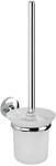 WENKO WC-Garnitur Cuba Gl&auml;nzend - WC-B&uuml;rstenhalter, Zinkdruckguss, 11.5 x 35...