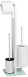 WENKO Stand WC-Garnitur Mod. Rivalta, mit Toilettenpapierhalter und