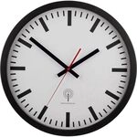 Eurotime 56862 Funk Wanduhr 40 cm Schwarz