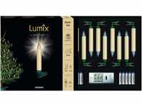 Krinner Lumix Elfenbein LUMIX Superlight, kabellose Power LED Christbaumkerzen...