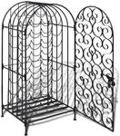vidaXL Weinregal 35 Flaschen Metall Flaschenregal Flaschenst&auml;nder Weinschrank