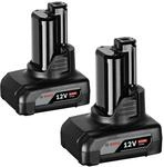 Bosch Akkupack GBA 12 Volt, 6, 0 Ah, 2 St&uuml;ck 1600A00X7M