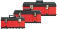 KS TOOLS Kunststoff-Stahlblech-Werkzeugkisten-Satz, 3-tlg