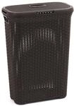 Curver 00709-210-00 Rattanoptik 40 L W&auml;schebox, Plastik, Dunkelbraun, 44,7 x...