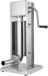 Zelsius Profi Wurstf&uuml;llmaschine aus Edelstahl | 5 Liter, Silber | Inkl. 4