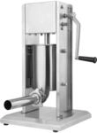 Zelsius Profi Wurstf&uuml;llmaschine aus Edelstahl (3 Liter, Silber) + vier verschiedene