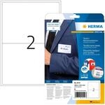 HERMA 4519 Namensetiketten abl&ouml;sbar, 20 Blatt, 199,6 x 143,5 mm, 2 pro A4 Bogen, 40