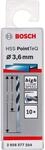 Bosch Accessories Professional 10 St&uuml;ck HSS Spiralbohrer PointTeQ (f&uuml;r Metall, 3,6