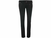 Herrlicher Damen Piper Slim Jeans, Schwarz (Tempest 671), W24/L32...