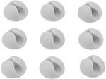 BlueLounge CableDrop Mini Kabelclips (9-er Pack) wei&szlig;