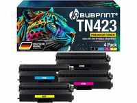 Bubprint TN 423 4 Toner kompatibel als Ersatz für Brother TN-423 TN423 für