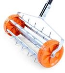 Fuxtec Rasenl&uuml;fter FX-RL400 mit 43 cm Breite, Vertikutierer Rasenbel&uuml;fter