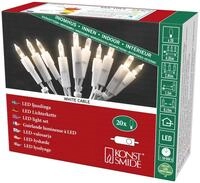 Konstsmide LED Lichterkette, mit an/aus Schalter, 20 warm wei&szlig;e Dioden, 230V,...