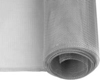 Windhager Fliegengitter Fenster 120 x 250 cm Silber, Aluminiumgewebe, Meterware