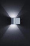 Wandleuchte 1-flammig Siri Farbe: Aluminium matt