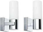 Paulmann 70354 Wandleuchten Gemini Wandstrahler IP44 ohne Leuchtmittel E14-Sockel