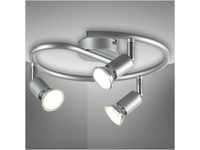 B.K.Licht - LED Deckenlampe schwenkbar, warmweiße Lichtfarbe, GU10 Fassung, LED