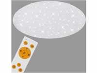 BRILONER Leuchten - LED Deckenleuchte, Dimmbar, Farbton einstellbar: warm-Weiß bis