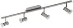 EGLO LED Deckenlampe Rottelo, 4 flammige Deckenleuchte, Deckenstrahler aus Metall,