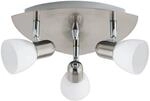 EGLO Deckenlampe Enea, 3 flammige Deckenleuchte, Deckenstrahler aus Metall in