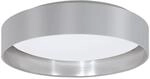 EGLO LED Deckenlampe Maserlo, 1 flammige Textil Deckenleuchte, Material: Stahl,