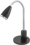 EGLO Tischlampe Fox, 1 flammige Tischleuchte, Klassisch, Schreibtischlampe aus Stahl,