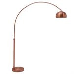 Invicta Interior Design Bogenlampe Lounge Deal Kupfer Marmorfuss 170 - 210cm