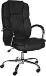 CLP Ergonomischer B&uuml;rostuhl Big Xanthos I XXL Komfort Mit Wippfunktion Und Armlehnen