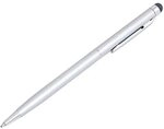 LogiLink AA0041 Eingabestift mit Kugelschreiber, Silber
