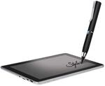 Hama 00108396 108396 Active Fineline Touchpen Schwarz, 116 mm