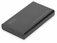 DIGITUS - DA-71112 - Festplattengehäuse SSD - mSATA - USB 3.0 - SATA III - schwarz