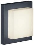 Trio Leuchten LED-Aussen-Wandleuchte Hondo in Aluminiumguss anthrazit, PVC-Schirm