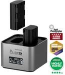 H&auml;hnel - ProCube 2 - DSLR Duo-Ladeger&auml;t - f&uuml;r Canon - EU/UK/USA Stecker -