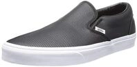 Vans Classic Slip-on, Unisex-Erwachsene Sneakers, Schwarz (perf Leather/Black), 40 EU
